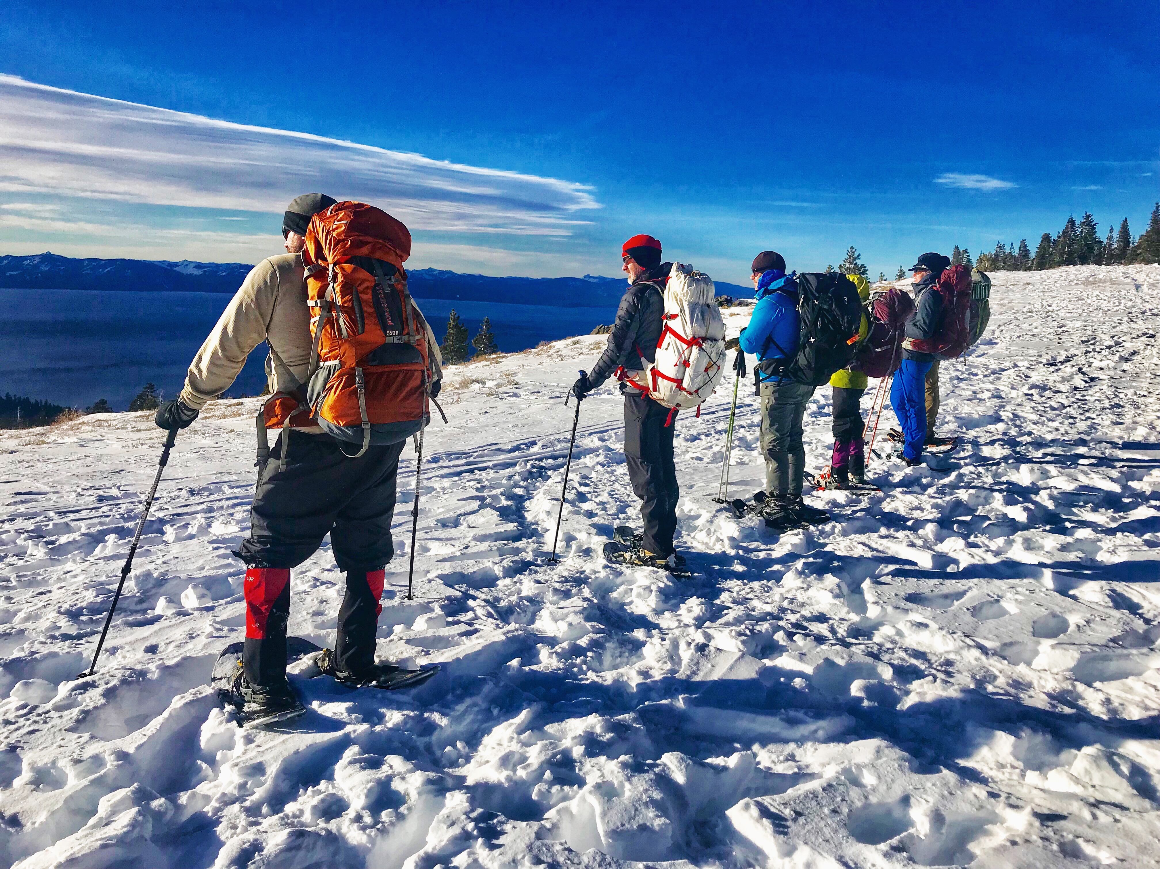 Wilderness Education - Students looking over the lake