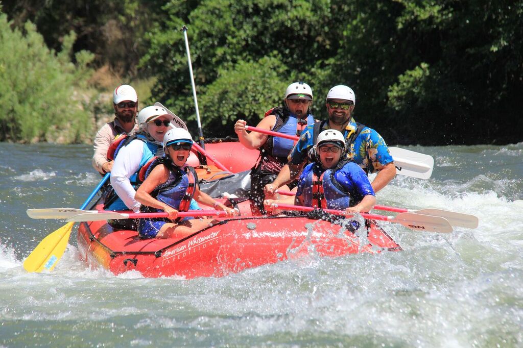 LTCC staff on a rafting trip