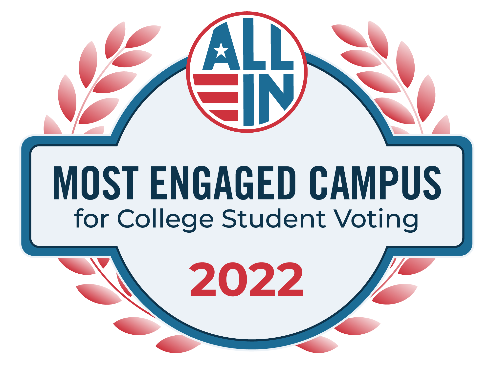 LTCC Recognized as ALL IN Most Engaged Campus for Student Voting
