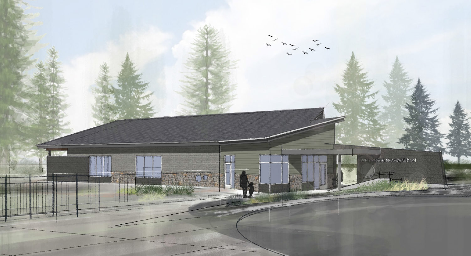 artist rendering of Early Learning Center