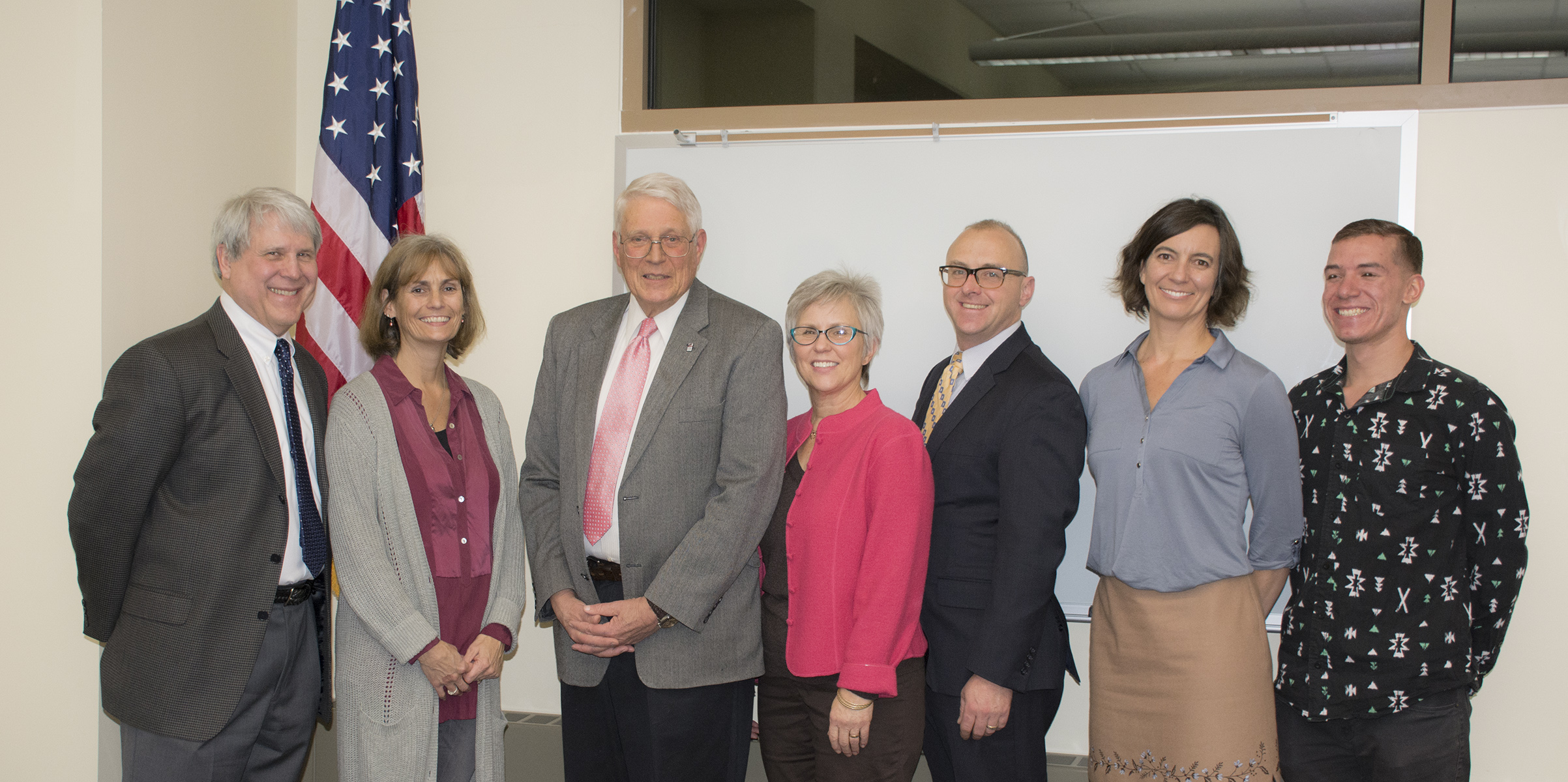 Board of Trustees members with Dr. Fritz Wenck