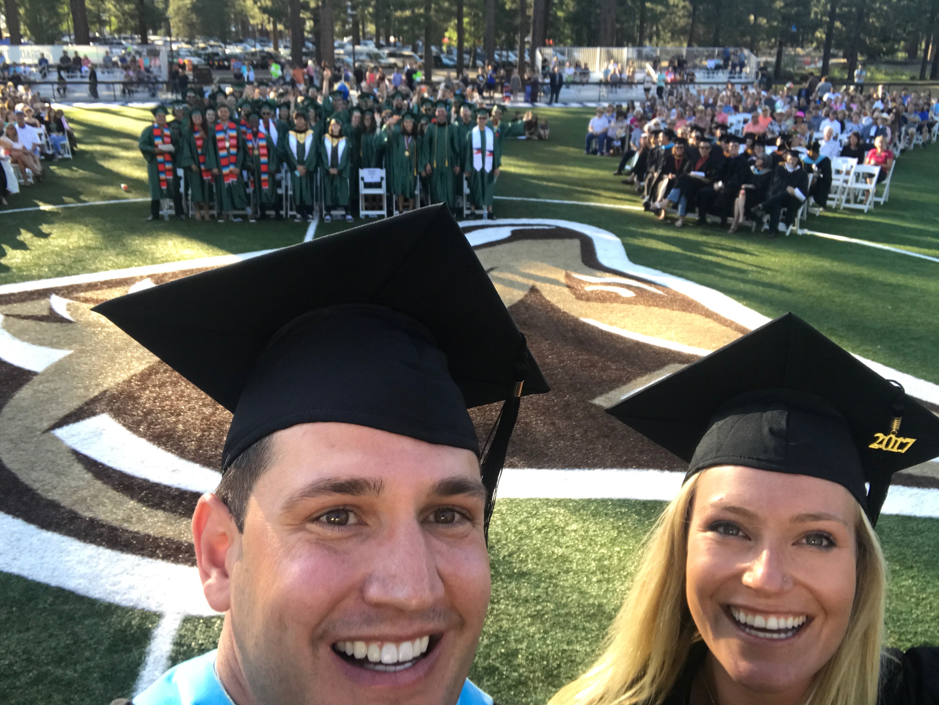 Graduation selfie