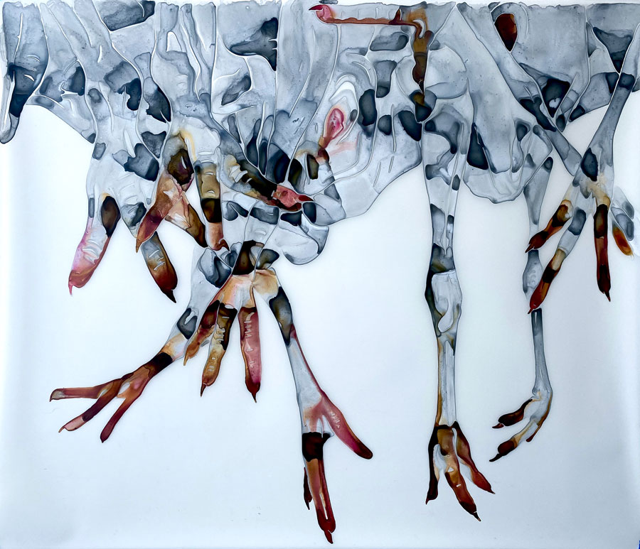 burke's game of chicken painting