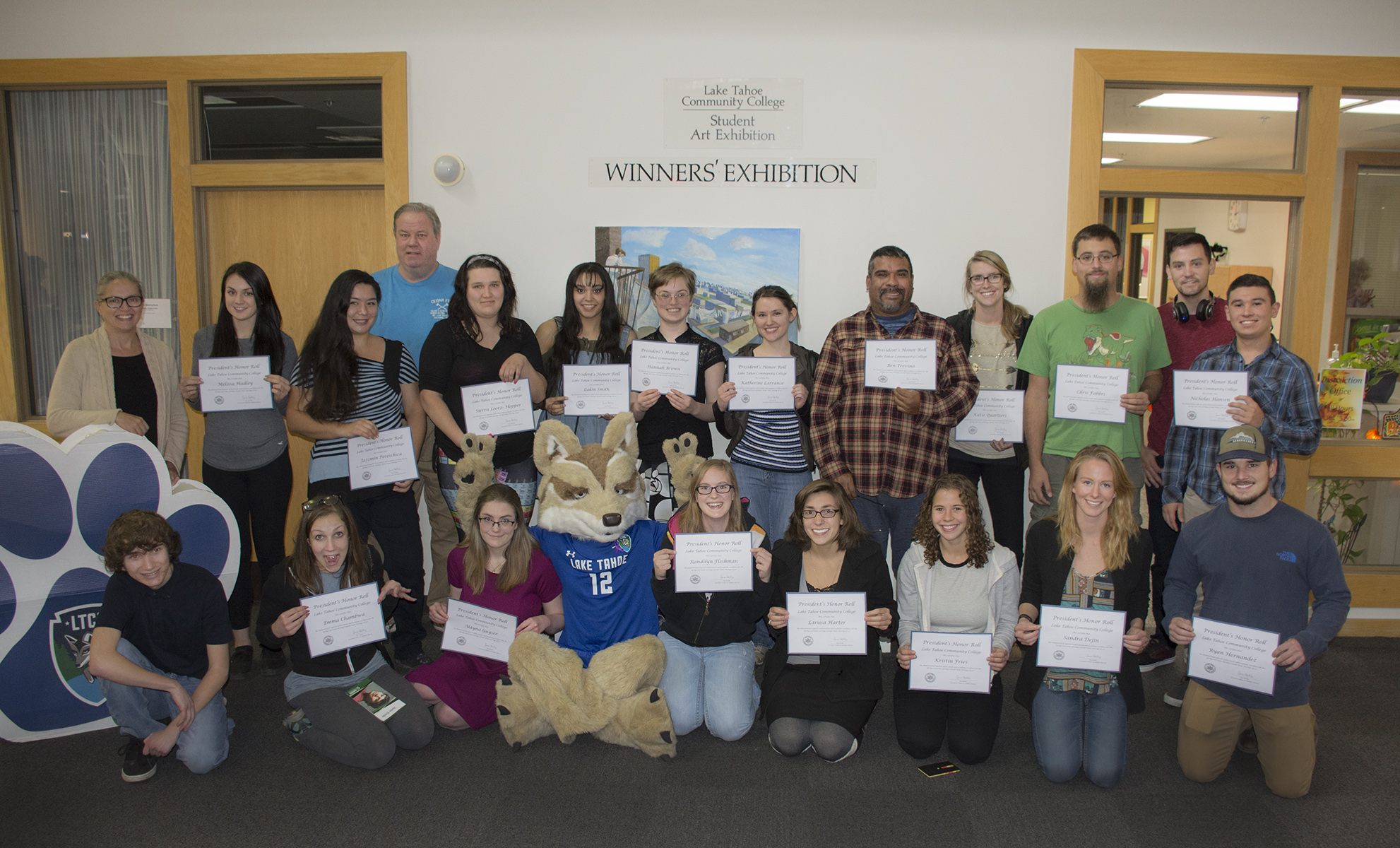 students who made the Presidents' Honor Roll in Spring 2016, earning a perfect 4.0 GPA