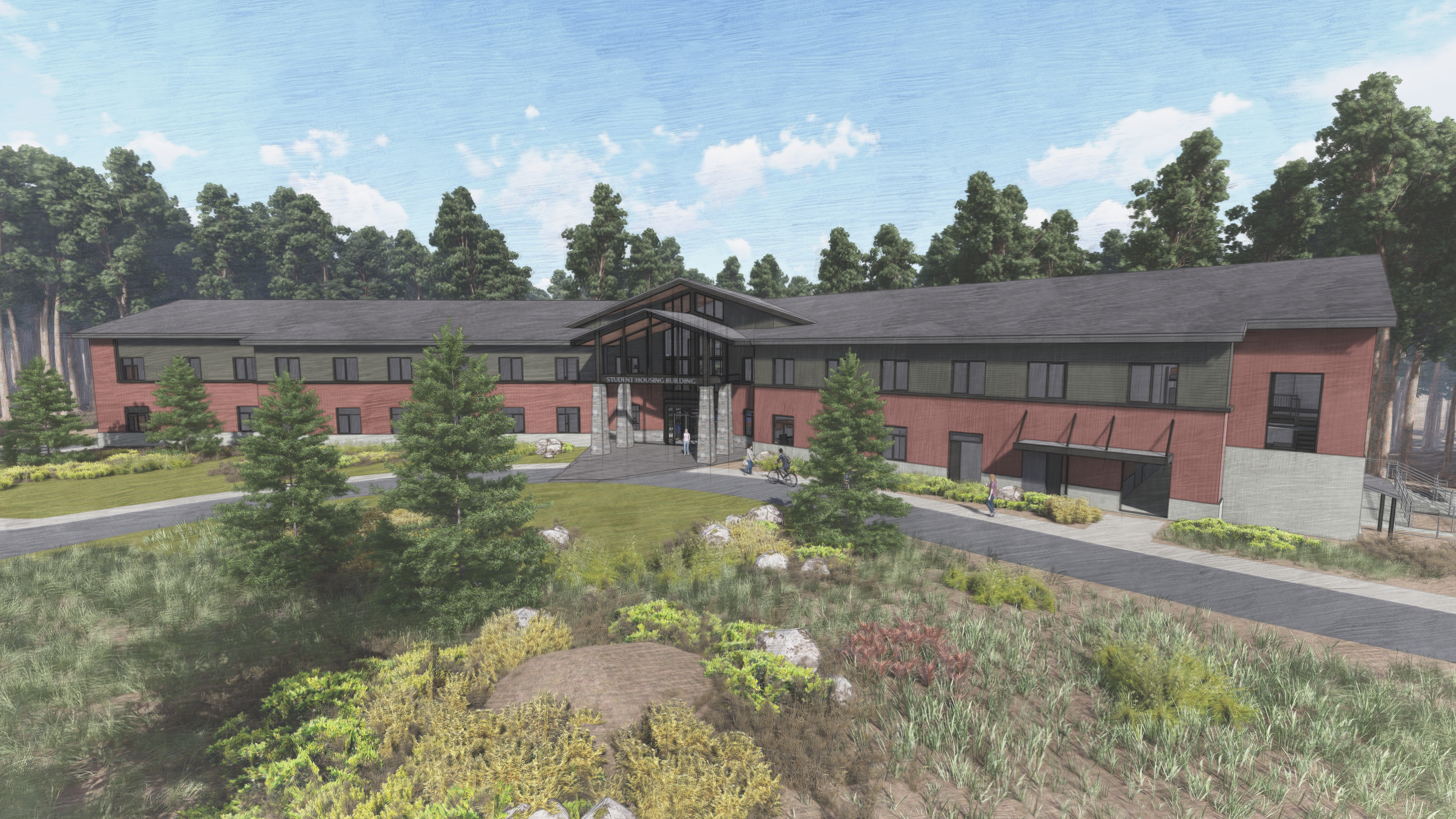 Resident Hall Rendering