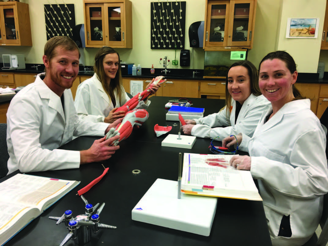 Students at A/P lab