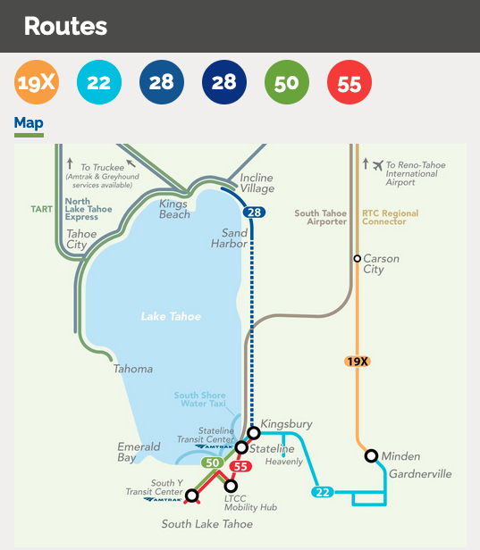 map of TTD bus routes